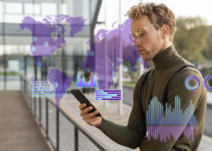 representacao da experiencia usuario e design de interface em smartphone